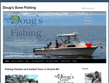 Tablet Screenshot of dougsgonefishing.com